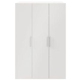 Armoire Penderie Portes Battantes Blanche Goodhome Atomia H. 225 X L. 150 X P. 60 Cm