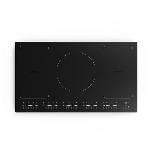 Plaque de cuisson induction 5 foyers GoodHome coloris noir l.90 x P.52 x H.6 cm