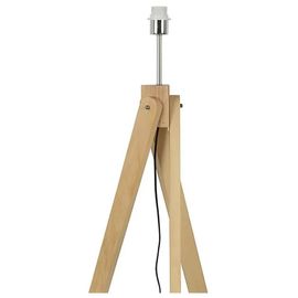 Pied De Lampadaire Effet Bois Brut Nuuk Corep E27 60x H.139 Cm