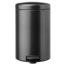 Poubelle à pédale Brabantia NewIcon 20 L gris