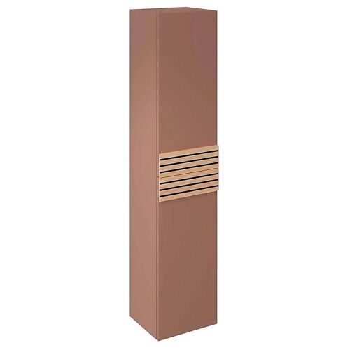 Colonne de salle de bains à suspendre ouverture droite Archi terracotta mat H. 160 x L. 35 cm