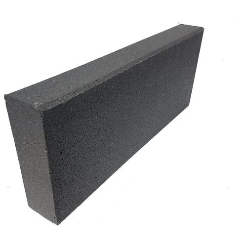 Bordure Droite Gris Argent 50 X 20 Cm, Ép.65 Mm