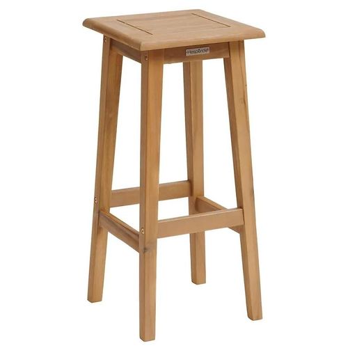Tabouret De Jardin Haut Tiwi En Acacia Naturel Durable