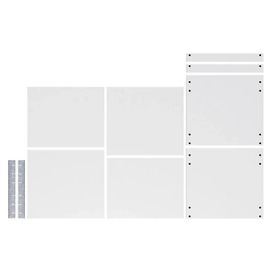 Lot De Tablettes Pour Colonne D'électroménager Blanc L. 60 Cm X P. 57 Cm Caraway Innovo Goodhome