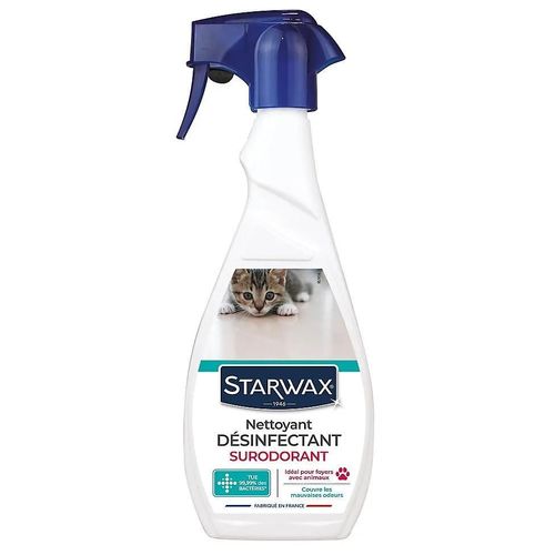 Nettoyant désinfectant suprodorant milieu animal Starwax 500ml