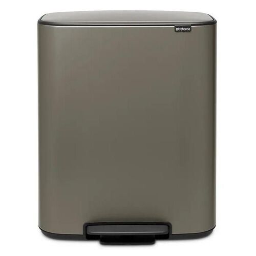 Poubelle à pédale Brabantia Bo Waste Bin 60 L platinum