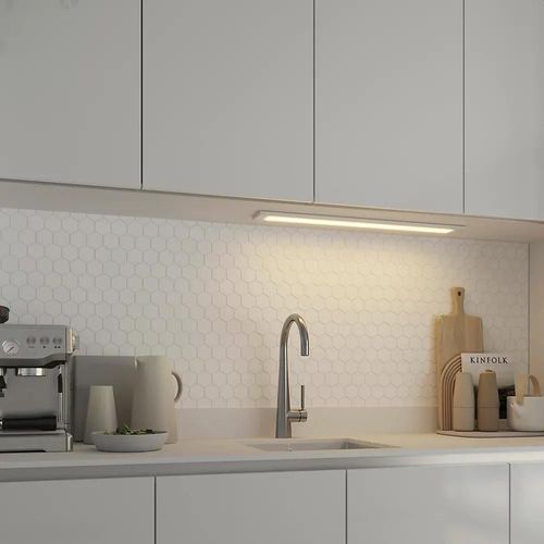 Réglette Sous Meuble Fidalgo Led Intégrée Variation De Blancs Ip20 700lm 10w L.72xl.9xh.1.1cm Blanc Goodhome