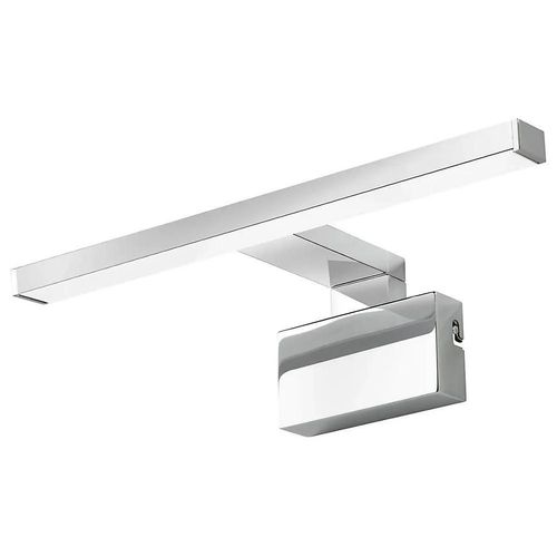 Réglette Led 3 En 1 Mur Miroir Meuble Argent Ip44 900lm L.30xl.13,6xp.30cm Goodhome Craven