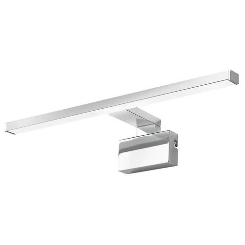 Réglette Led 3 En 1 Mur Miroir Meuble Argent Ip44 1350lm L.50xl.13,6xp.50cm Goodhome Craven
