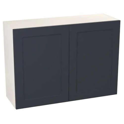 Meuble Haut De Cuisine Avec 2 Portes Goodhome Artemisia Bleu L. 100 X H. 72 Cm