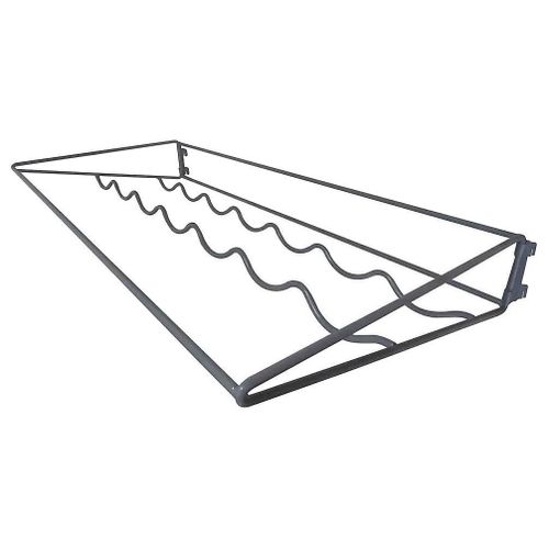 Range-Bouteilles En Acier Noir 7 Compartiments