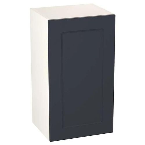 Meuble Haut De Cuisine Avec 1 Porte Goodhome Artemisia Bleu L. 30 X H. 72 Cm