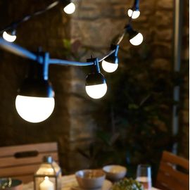 Guirlandes Lumineuses Led Intégrée Barnaby Ip44 Goodhome Blanc 10m