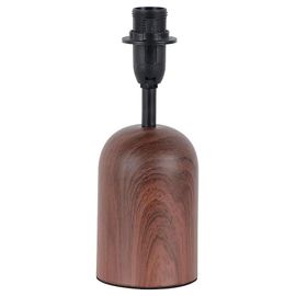 Pied De Lampe À Poser Ibiza En Verre Bilbo Touch Marron Foncé Corep Ø8 X H.21.5cm