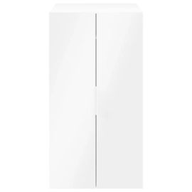 Armoire Penderie Portes Battantes Blanches Goodhome Atomia H. 187,5 X L. 100 X P. 60 Cm