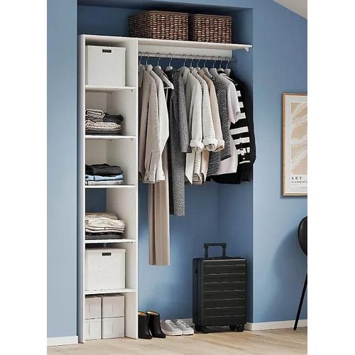 Kit Dressing 1 Colonne Réversible Coloris Blanc Matai H. 200 X L. 130 X P. 45 Cm