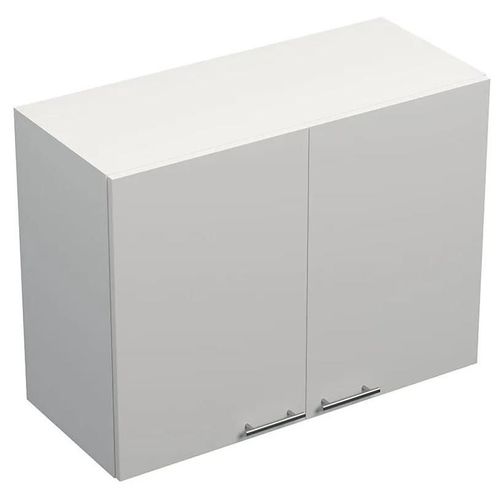 Meuble Haut De Cuisine Primalight 2 Portes L. 80 Cm Blanc