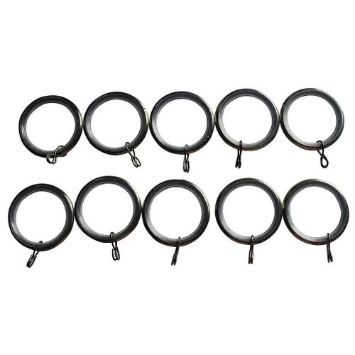 10 anneaux pour barre à rideau Antiki GoodHome ¿28 mm doré