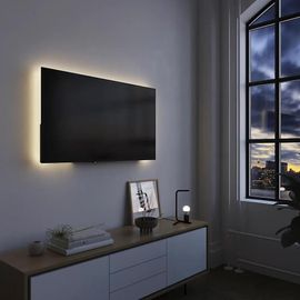 Ruban Lumineux Synchronisation Musicale Baldaia Led Intégrée Variation De Couleurs Ip20 Dimmable 5w L.400cm Noir Goodhome