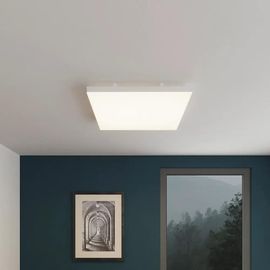 Panneau Lumineux Boyle Led Intégrée Blanc Neutre Ip20 3300lm 33w L.60xl.60xh.4cm Blanc Goodhome