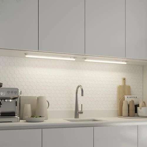 Réglette Sous Meuble Periera Led Intégrée Blanc Neutre Ip20 900lm 8w L.56xl.2,4cm Blanc Goodhome