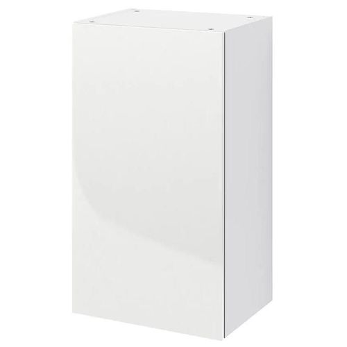 Meuble Haut De Cuisine Avec 1 Porte Goodhome Stevia Blanc L. 40 X H. 72 Cm