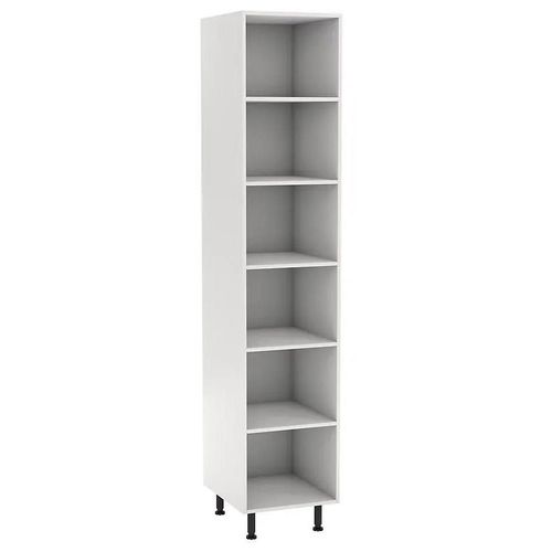 Colonne De Cuisine Avec Tablettes Goodhome Blanc L. 50 X H. 234 Cm