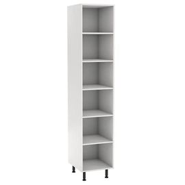 Colonne De Cuisine Avec Tablettes Goodhome Blanc L. 50 X H. 234 Cm
