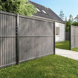 Kit Lamelles D'occultation Bois Gris H.173 Cm