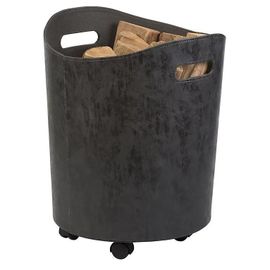 Rangement À Bûches Et Granulés Dixneuf Omega Gris