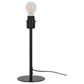 Pied De Lampe À Poser Noir E27 Ø15 X H.33cm 25w Goodhome Willet