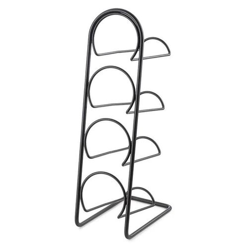 Range-Bouteilles En Acier Compactor Noir 4 Compartiments