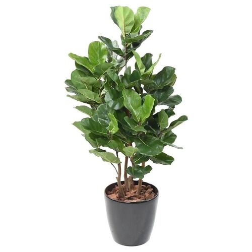 Lyrata royal buisson artificiel avec pot décoratif