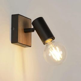 Spot Patère E27 40w Corep Conrad Noir L.10 X H.12 Cm