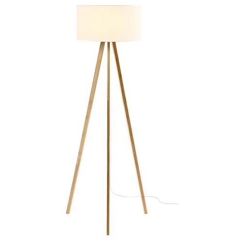 Lampadaire Intérieur Petronia En Bambou E27 15w ¿62 X H.148cm Goodhome
