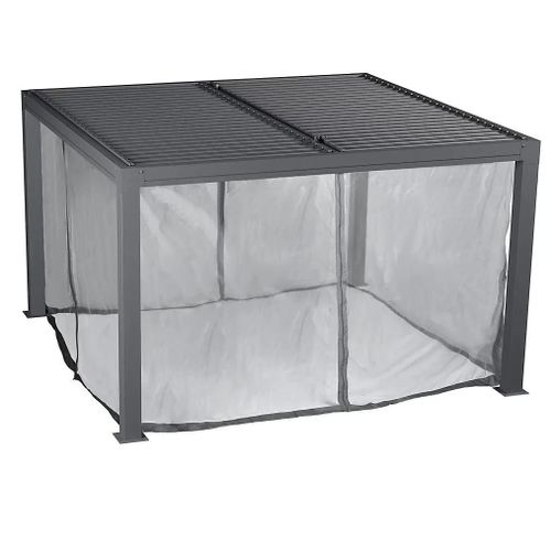 Moustiquaire Pour Pergola Hespéride Majae 3,6 X 3,6 M