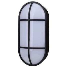 Hublot Bellot Led Intégrée Blanc Neutre Ip44 1000lm 16w L.20xl.5,5xh.20cm Ovale Noir Goodhome