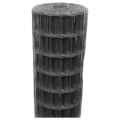 Bordure Grillage Maille 50 X 100 Mm Gris Anthracite 10 X H.0,8 M