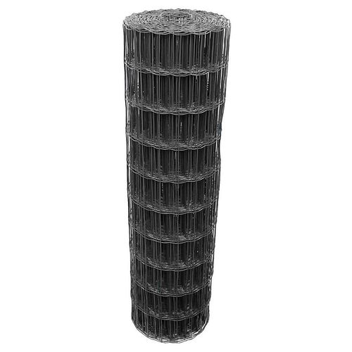 Grillage Soudé Anthracite Maille 50 X 100 Mm - Rouleau L. 20m X H.180 Cm