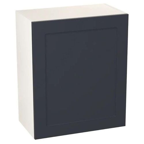 Meuble Haut De Cuisine Avec 1 Porte Goodhome Artemisia Bleu L. 60 X H. 72 Cm