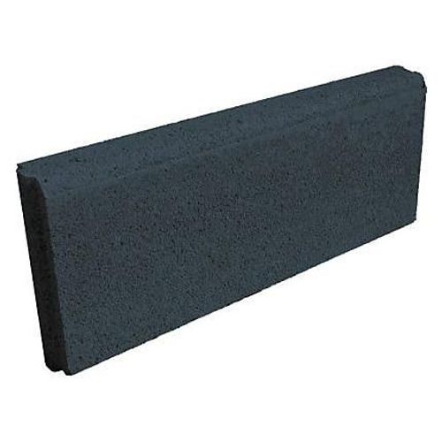 Bordure Droite Noire 50 X 20 Cm, Ép.5 Cm