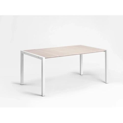 Table De Jardin Eden Grosfillex L.165 X L.87 X H.74 Cm Blanc Lin