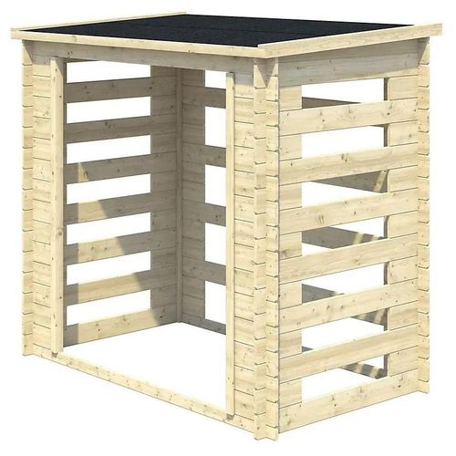 Abri Bûches En Bois Goodhome Kouban L.188 X P.108 Xh.184,4 Cm