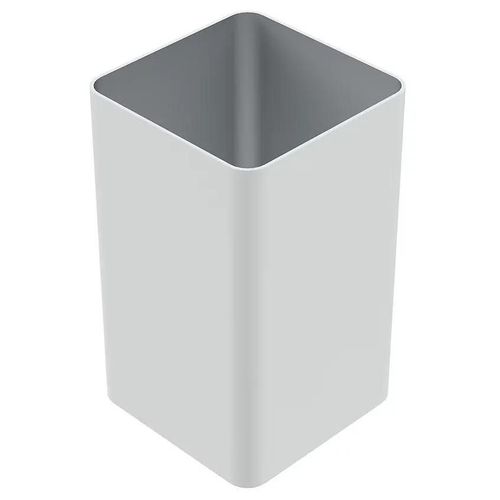 Poteau Belty 18 X 18 Cm En Aluminium À Sceller - Hauteur 200 Cm - Blanc