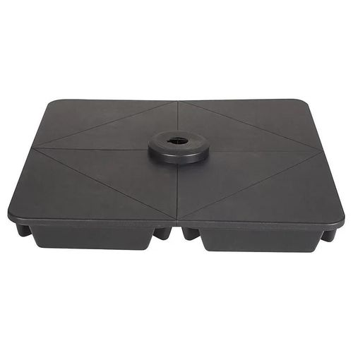 Pied De Parasol Goodhome Lingga Plastique Noir