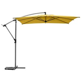 Parasol Déporté Rond Manoa Moutarde 2.5x2.5m Hesperide