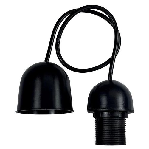 Monture En Plastique Noir E27 230v Tibelec