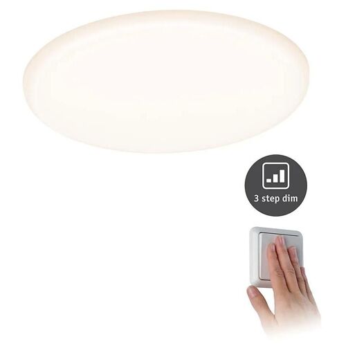 Panneau Led À Encastrer Varifit Veluna 1860lm 17w Ip44 ¿18,5 Cm Blanc Chaud Paulmann Transparent