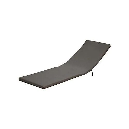 Coussin De Bain De Soleil Peps Anthracite 185 X 55 Cm, Ép.50mm