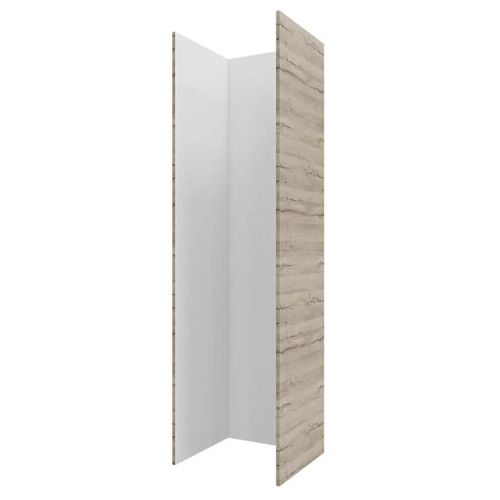Côté De Remplacement Pour Colonne Électroménager Goodhome Pachira Décor Chêne H. 219 Cm X L. 57 Cm X Ep. 18 Mm